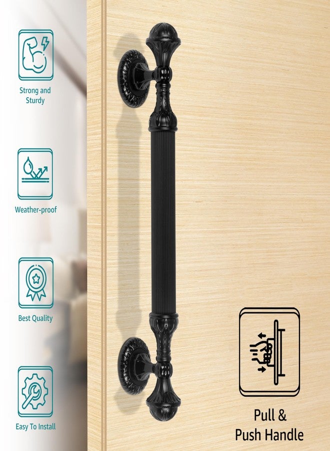 Plantex Heavy Duty Main Door Handle/Door Handle for Main Door/15-Inches Main Door Handle/Pull Handle - Pack of 1 (320-Black Finish) - 3 Years Warranty - Image 2